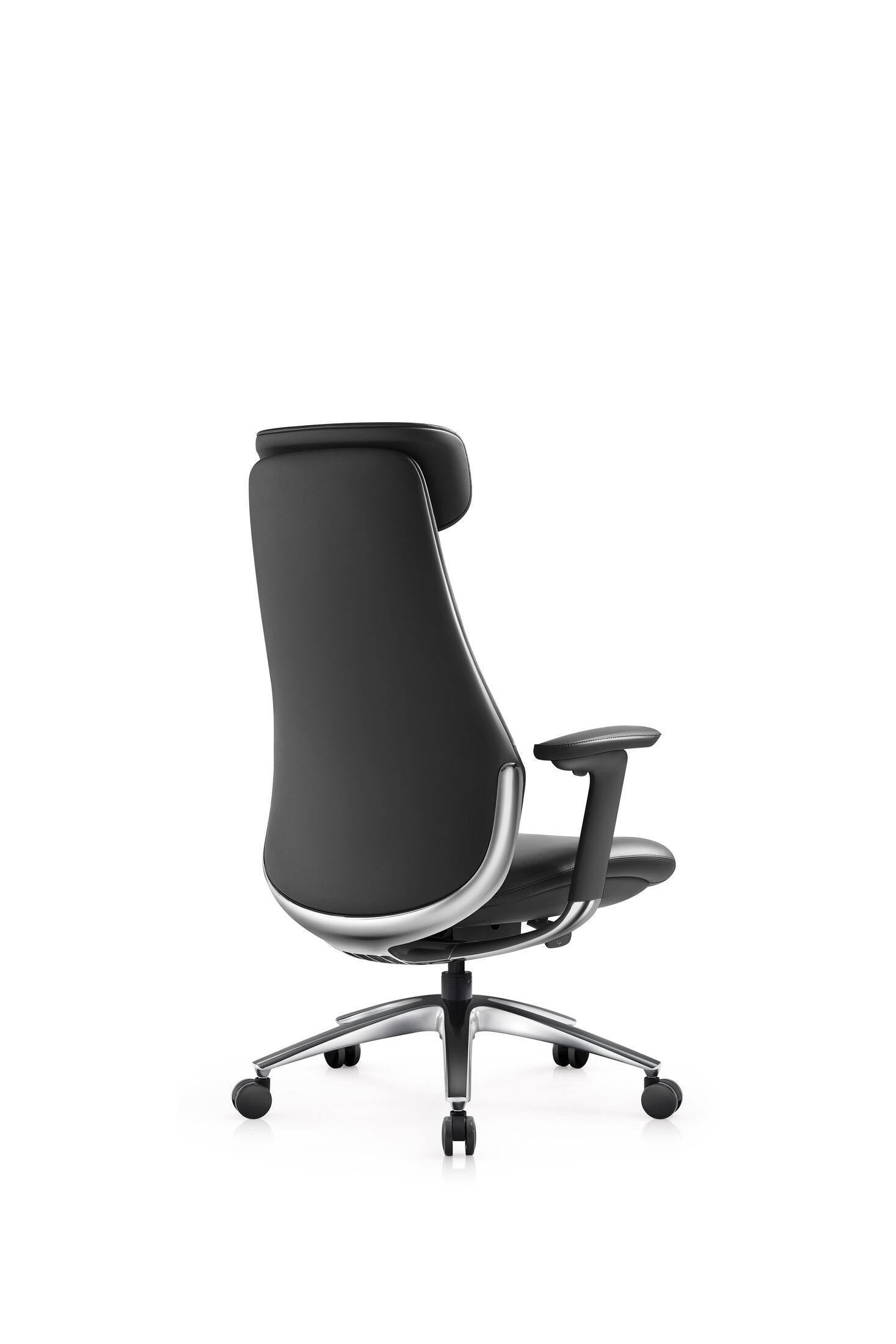 Scaun ergonomic profesional Axis dumonde cu tetiera reglabila, mecanism multifunctional inclinare/blocare, cadru din aluminiu, cotiere 4D ultra moi, gri