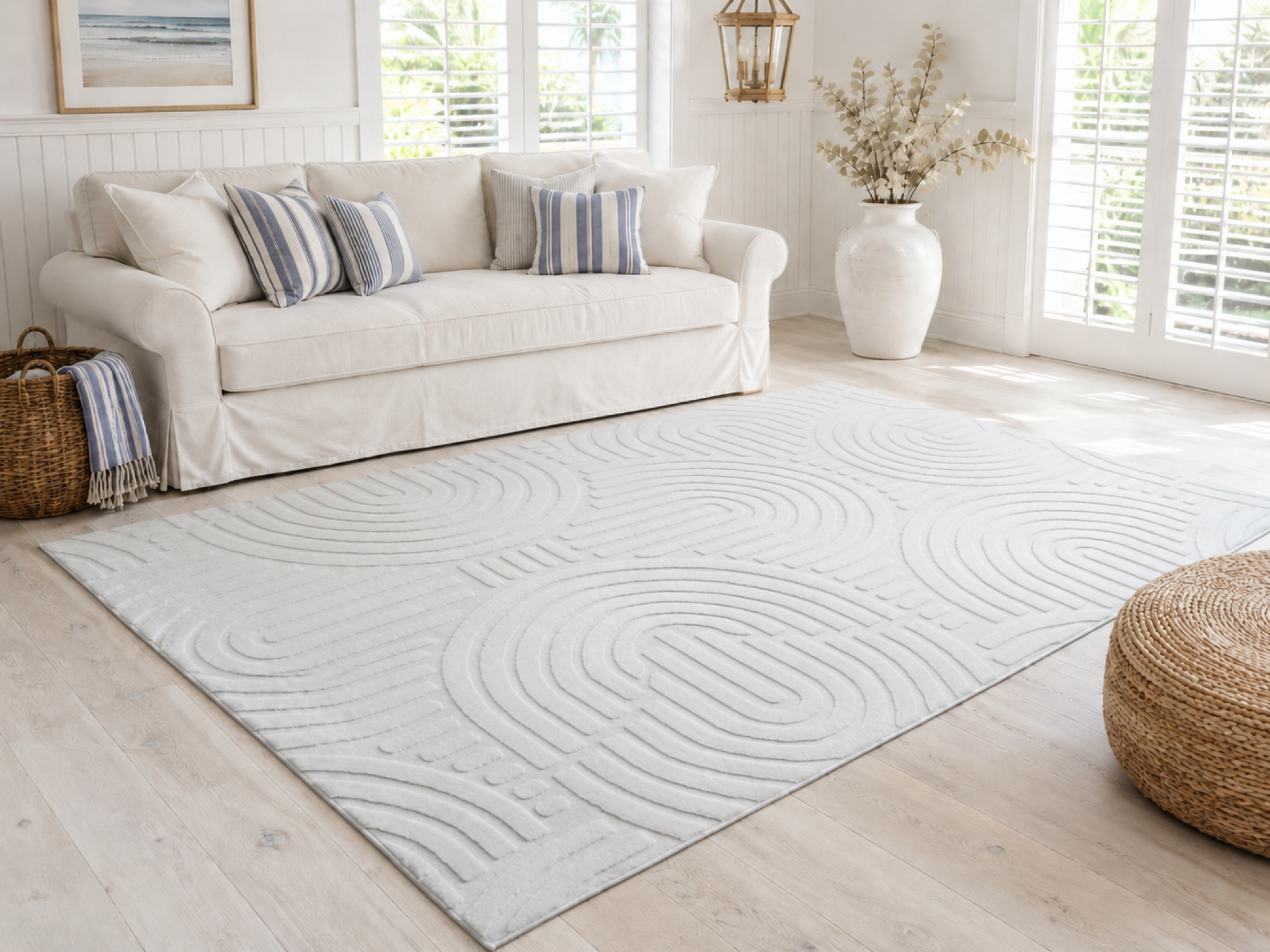 Covor Dumonde Fluffora ivoire 80x150 cm