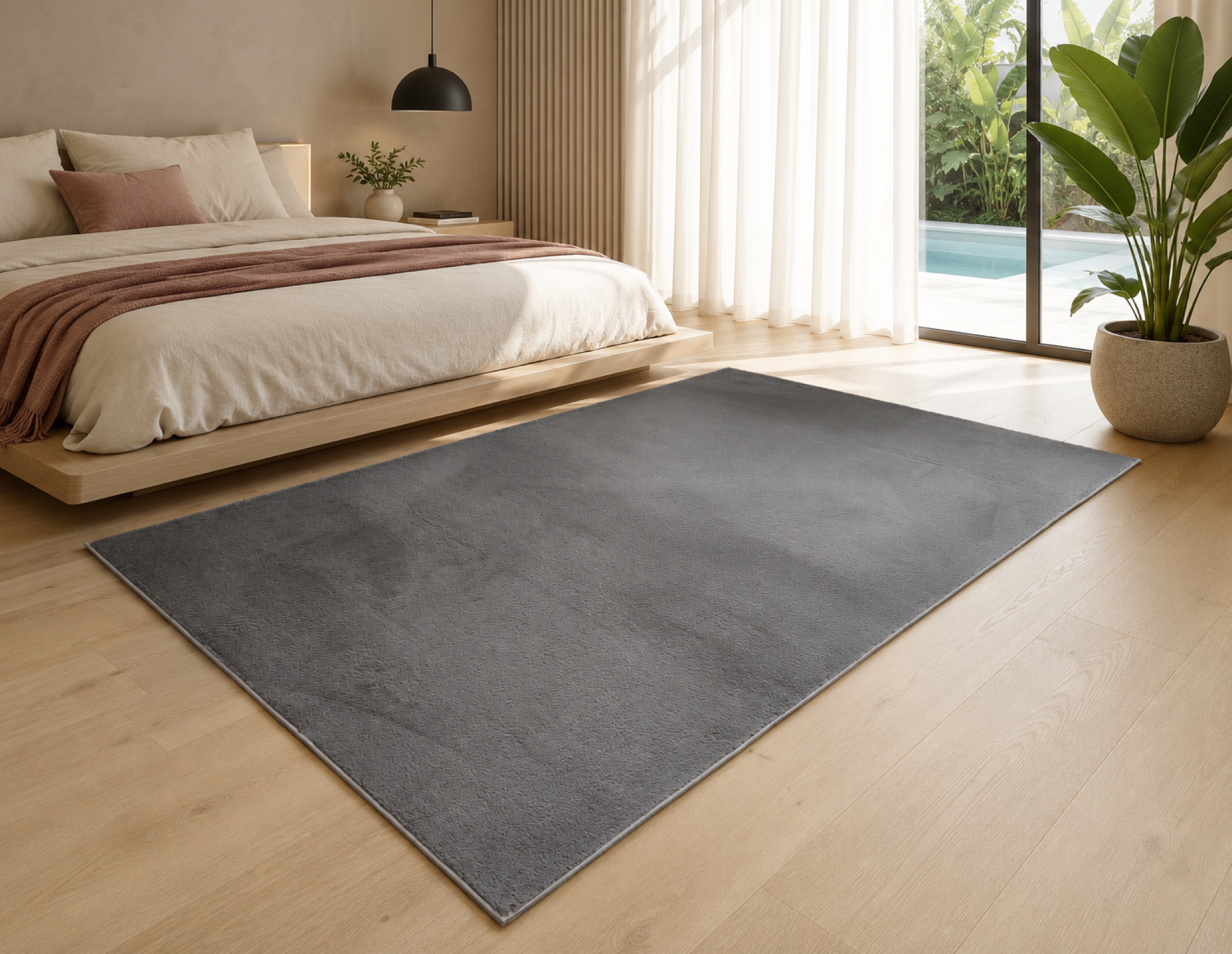 Covor Dumonde Pluma gri 80x150 cm